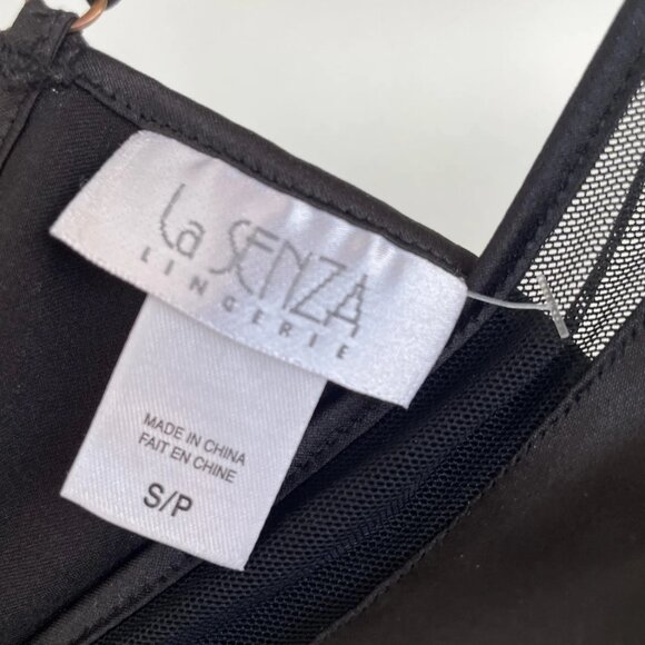 Y2K La Senza Lingerie, Black Sheer Lingerie, Satin Mesh Black Lingerie, Vintage - Picture 4 of 7